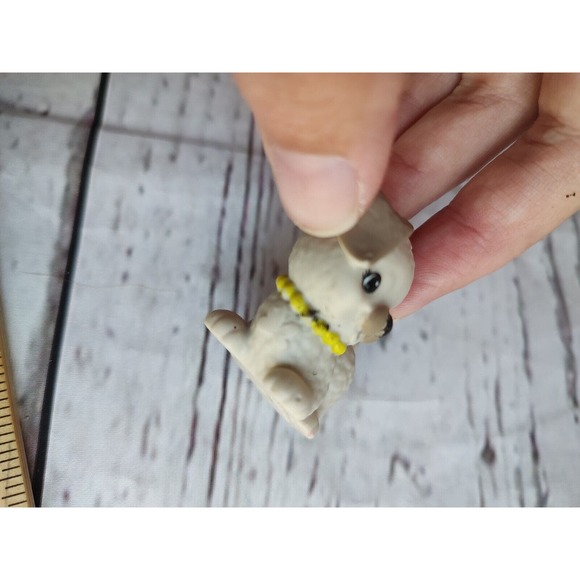 2013 Barbie Chelsea Flippin Pup Pool REPLACEMENT Grey Puppy Dog Pet Rubber - Picture 5 of 7